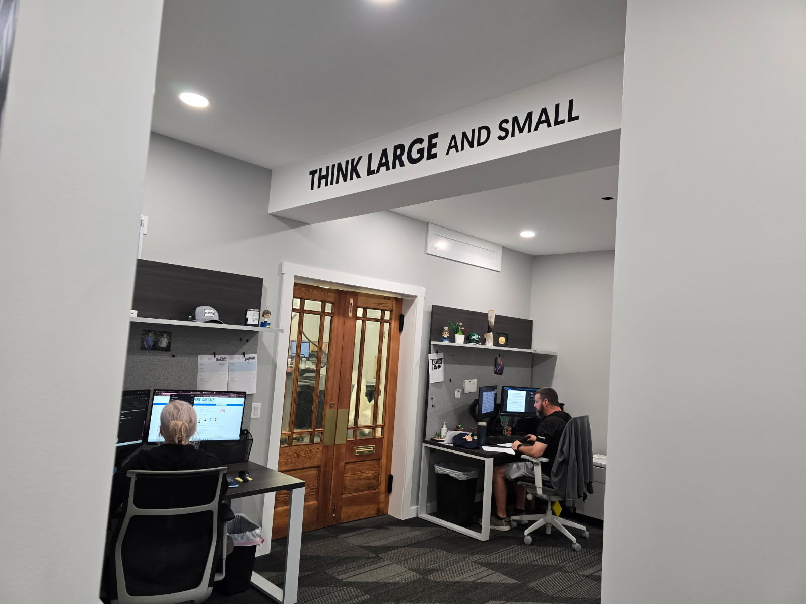 office interior: think large and small