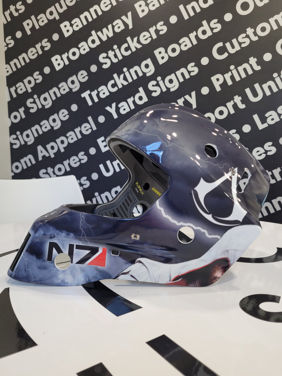Wrap Hockey Helmet 1